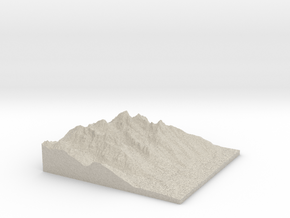 Model of Disappointment Peak in Natural Sandstone