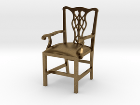 Cambridge Councill Arm Chair 3" tall in Natural Bronze