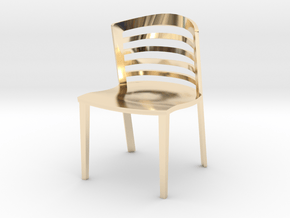 Lowenstein Chair 3.8" tall in 14K Yellow Gold
