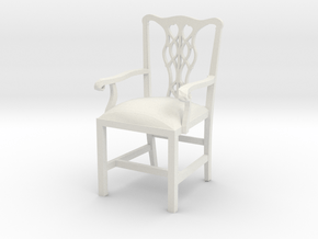 Cambridge Councill Arm Chair 3" tall in White Natural Versatile Plastic