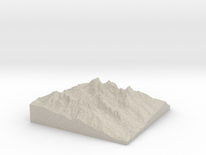 Model of Teepe Glacier in Natural Sandstone