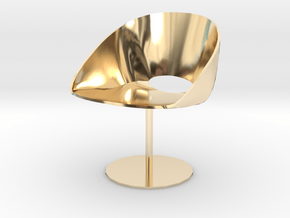 Davis Lipse Seating Pedestal base 3.7" tall in 14K Yellow Gold