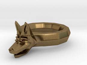 Dog Ring D18 in Natural Bronze