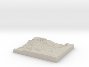 Model of Colorado RIver in Natural Sandstone
