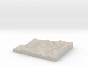 Model of Wasdale Head in Natural Sandstone