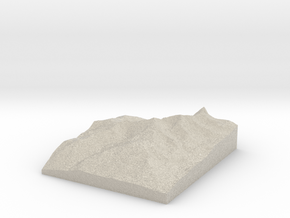 Model of Montezuma in Natural Sandstone