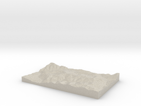 Model of Vail in Natural Sandstone