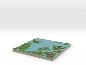 Terrafab generated model Tue May 27 2014 01:35:45  in Full Color Sandstone