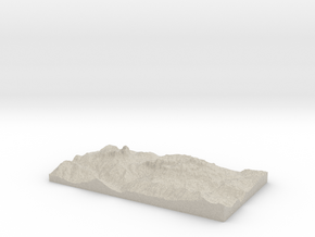 Model of Canazei   Cianacei in Natural Sandstone