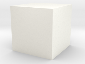 Cube71 in White Processed Versatile Plastic