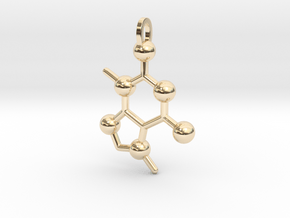 Chocolate Molecule in 14K Yellow Gold