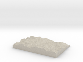 Model of Champery in Natural Sandstone