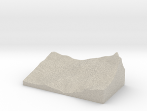 Model of Grande Ghiacciaio di Verra in Natural Sandstone