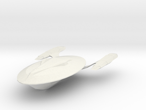 USS Excelsior D in White Natural Versatile Plastic