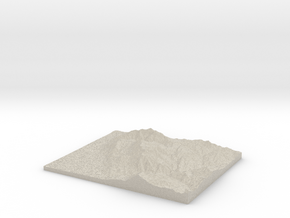 Model of Provo in Natural Sandstone