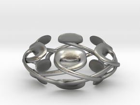 Pad Podz Ring in Natural Silver