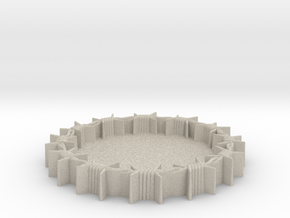 Barbwire Tray in Natural Sandstone