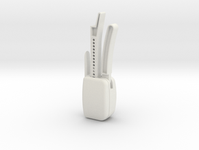 Siding Gage Clamp in White Natural Versatile Plastic