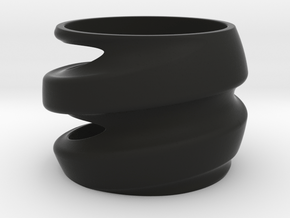 BASHIBA Spiral (16.50 mm) in Black Natural Versatile Plastic