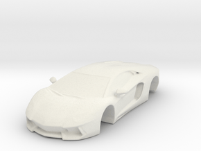 Lambo From Zbrush in White Natural Versatile Plastic