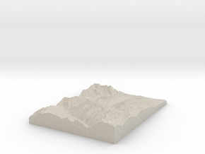 Model of Siviez in Natural Sandstone