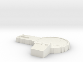 AMT Model Moonbase Landing Pad Original Scale in White Natural Versatile Plastic