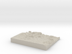 Model of Drummond Plateau in Natural Sandstone