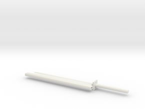 Katana 1:6 scale in White Natural Versatile Plastic