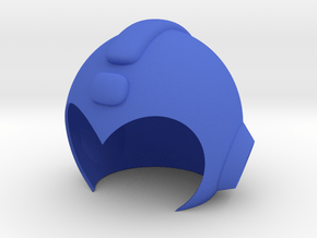 Mega Man Helmet in Blue Processed Versatile Plastic