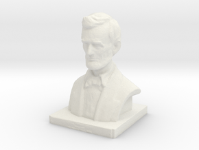 Lincoln Bust TNH in White Natural Versatile Plastic