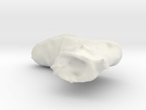 Boot in White Natural Versatile Plastic