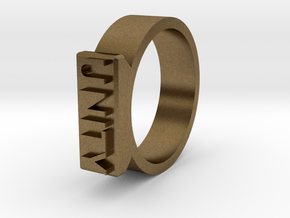 Unity Ring Size 11  in Natural Bronze