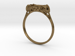 Master Sword Wedding Ring in Natural Bronze