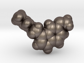 Melatonin in Polished Bronzed Silver Steel