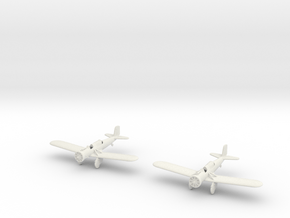 1/200 Curtiss A-12 Shrike (x2) in White Natural Versatile Plastic