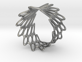 Net Bracelet in Natural Silver