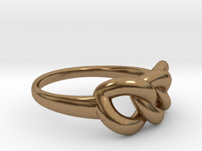 Ring of Beauty in Natural Brass