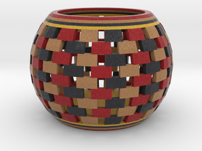 DRAW bowls - segmented multicolor in Full Color Sandstone: Small