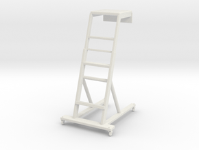 1/32 Scale Flight Deck Ladder, Small in White Natural Versatile Plastic