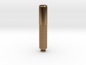 Long Drip Tip in Natural Brass