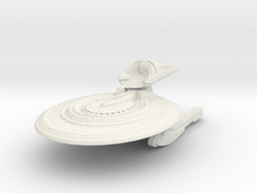 Roundrock Class Destroyer in White Natural Versatile Plastic