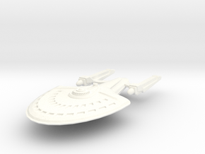 USS Ridley (Glasgow Class) in White Processed Versatile Plastic