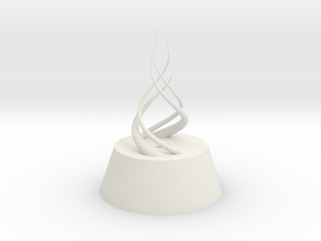 Mini Light Form - Spire 1 in White Natural Versatile Plastic