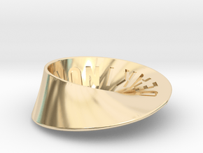 Deakin University Möbius Strip | 2mm in 14K Yellow Gold
