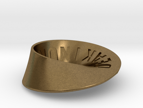 Deakin University Möbius Strip | 2mm in Natural Bronze