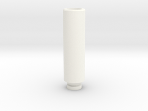 Drip Tip in White Processed Versatile Plastic