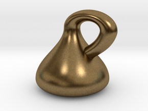 Klein Bottle - Non-Orientable Surface in Natural Bronze