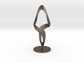 Infinito in Polished Bronzed Silver Steel
