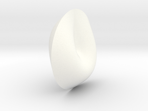 Cross Cap Non-Orientable Surface in White Processed Versatile Plastic