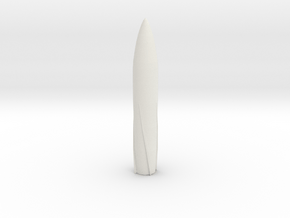 Model rocket in White Natural Versatile Plastic